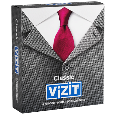 Купить Vizit Classic 3 шт презервативы классические
