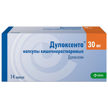 Купить Дулоксента 30 мг 14 шт капсулы