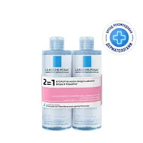 Купить: La Roche-Posay Toleriane 400 мл 2 шт мицеллярная вода для чувствительной и склонной к аллергии кожи лица и глаз