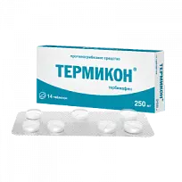 Купить: Термикон 250 мг 14 шт таблетки
