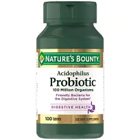Купить: Nature's Bounty Ацидофилус пробиотик 100 шт таблетки