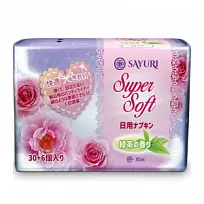 Купить: Sayuri Super Soft 36 шт прокладки ежедневные гигиенические с ароматом зелёного чая