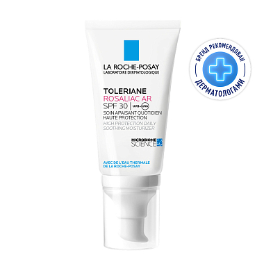 Купить La Roche-Posay Toleriane Rosaliac AR  50 мл крем-уход интенсивный увлажняющий  от покраснений и купероза на лице SPF 30