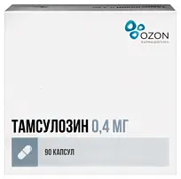 Купить: Тамсулозин 0,4 мг 90 шт капсулы с пролонгированным высвобождением