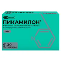 Купить: Пикамилон 20 мг 30 шт таблетки