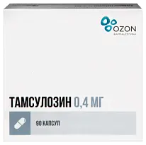 Купить: Тамсулозин 0,4 мг 90 шт капсулы с пролонгированным высвобождением