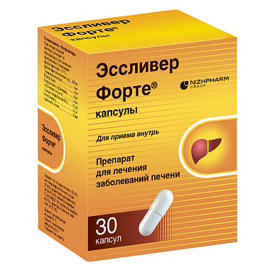Купить Эссливер Форте 30 шт капсулы