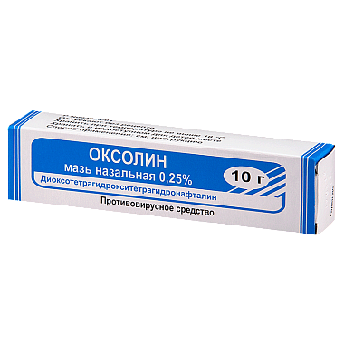 Купить Оксолиновая мазь 0,25 % 10 г мазь назальная