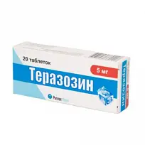 Купить: Теразозин 5 мг 20 шт таблетки