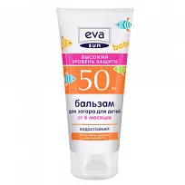 Купить: Eva Sun 150 мл бальзам для загара SPF 50 для детей от 6 месяцев