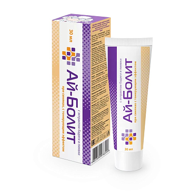 Купить Ай-Болит 30 мл крем для лица и тела с экстрактом бадяги и пиявки при синяках с тонирующим эффектом