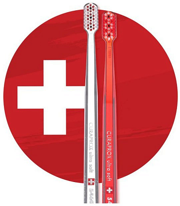 Купить Curaprox Ultra oft Duo Swiss CS5460/2 2020 2 шт набор щеток зубных