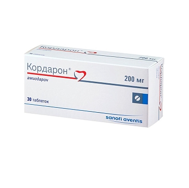 Купить Кордарон 200 мг 30 шт таблетки