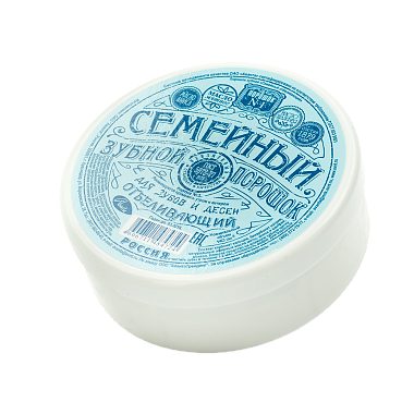 Купить Зубной порошок 140 г семейный отбеливающий для зубов и десен