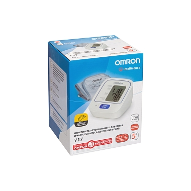 Купить Omron 717 НЕМ-8712-СМ тонометр автоматический с адаптером и манжетой 22-32 см