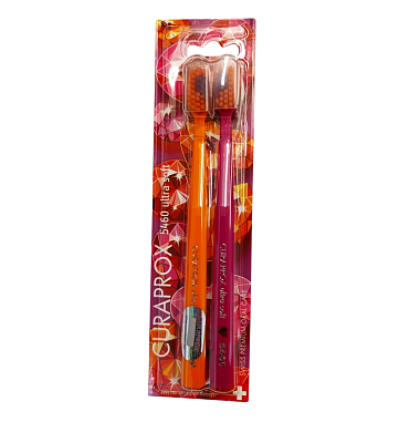 Купить Curaprox Ultrasoft CS Duo Love Edition 2 шт набор щеток зубных