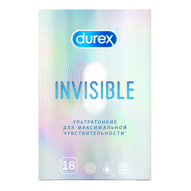 Купить Durex Invisible 18 шт презервативы ультра тонкие