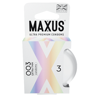 Купить Maxus 3 шт презервативы экстратонкие