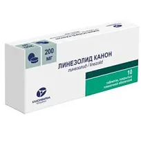 Купить: Линезолид Канон 200 мг 10 шт таблетки покрытые пленочной оболочкой