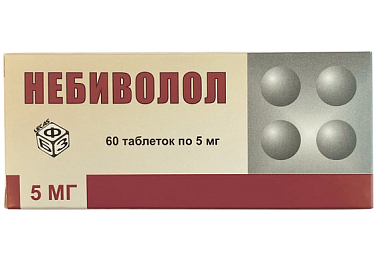 Купить Небиволол 5 мг 60 шт таблетки