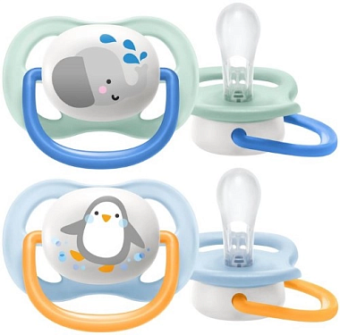 Купить Philips Avent Ultra Air SCF080/05 2 шт соска-пустышка силиконовая 0-6 мес