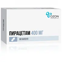 Купить: Пирацетам 400 мг 60 шт таблетки покрытые оболочкой