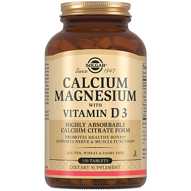 Купить Solgar Кальций-магний с витамином D3 150 шт таблетки