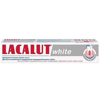 Купить Lacalut White 75 мл паста зубная