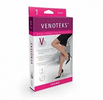 Купить: Venoteks гольфы компрессионные 1 класс размер XL Артикул 1С105 бежевые