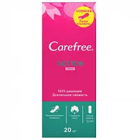 Купить: Carefree Cotton Fresh прокладки ежедн №20 с легким свежим ароматом  экст хлопка