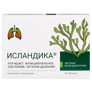 Купить Исландика 700 мг 24 шт таблетки