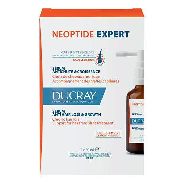 Купить Ducray Neoptide Expert 50 мл 2 шт сыворотка для плотности волос