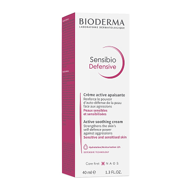 Купить Bioderma Sensibio Defensive 40 мл крем легкий для чувствительной кожи