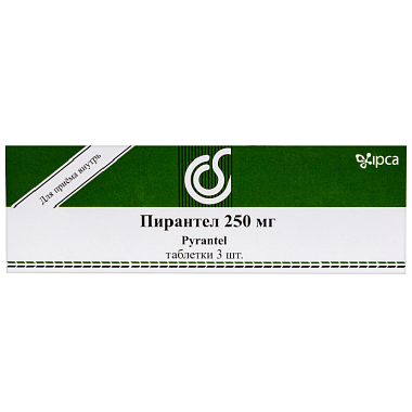 Купить Пирантел 250 мг 3 шт таблетки