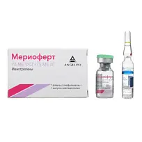Купить: Мериоферт 75 МЕ ФСГ + 75 МЕ ЛГ 1 мл 1 шт лиофилизат для приготовления раствора для внутримышечного и подкожного введения
