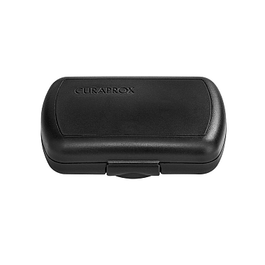 Купить Curaprox Black Is White набор дорожный (щетка BIW, паста BIW mini 10, ершик Carbon S и Carbon M) артикул UHS425