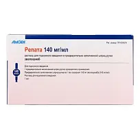 Купить: Репата 140 мг/мл  раствор для подкожного введения шприц-ручка