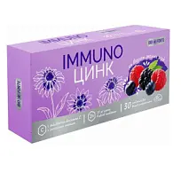 Купить: Bioforte иммуно цинк 800 мг 30 шт лесные ягоды таблетки