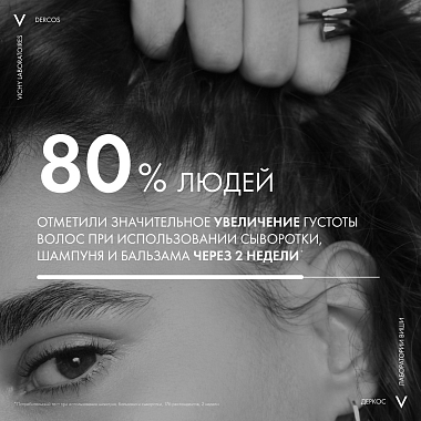 Купить Vichy Dercos Densi-Solutions 400 мл шампунь уплотняющий и очищающий  для густоты и объема истонченных волос с салициловой кислотой