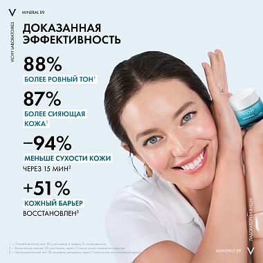 Купить Vichy Mineral 89 40 мл крем для лица интенсивно увлажняющий для всех типов кожи 72ч