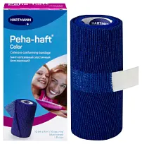 Купить: Peha-haft Color 4 м х 10 см бинт эластичный когезивный фиксирующий синий