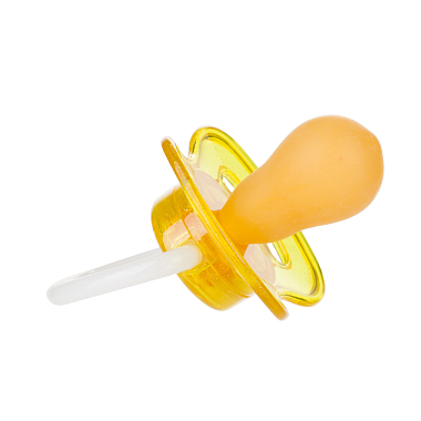 Купить Canpol babies space 1 шт соска-пустышка латексная круглая 6-18 мес цвет желтый