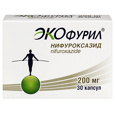 Купить Экофурил 200 мг 30 шт капсулы