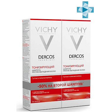 Купить Vichy Dercos шампунь 200мл №2 тонизирующий