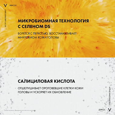 Купить Vichy Dercos DS 500 мл шампунь сменный блок против перхоти для нормальных и жирных волос