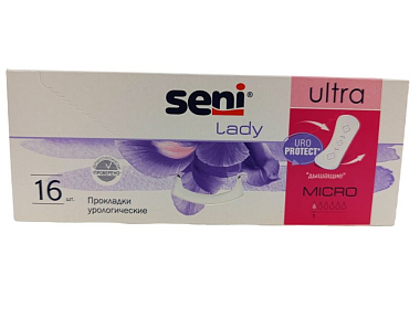 Купить Seni Lady Ультра Микро 16 шт прокладки урологические