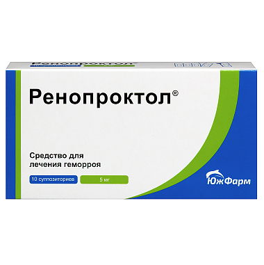 Купить Ренопроктол 5 мг 10 шт суппозитории ректальные 