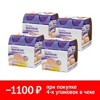 Купить: Набор 4 уп. Нутридринк компакт протеин 125 мл 4 шт персик-манго
