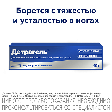 Купить Детрагель 40 г гель для наружного применения