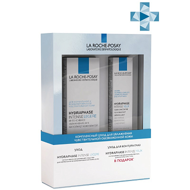 Купить La Roche-Posay Hydraphase набор НГ(Legere норм/комб кожи 50мл+для конт глаз15мл)